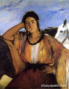 Gypsy with Cigarette (also known as Indian Woman Smoking)