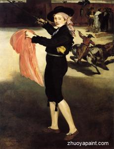 Mlle V...in the Costume of an Espada