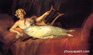 Portrait of Joaquina, nee Tellez Giron y Alfonso Pimental