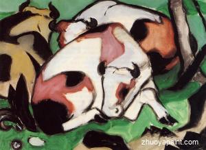 Ruhende Kuhe (also known as Kauernder Steir)