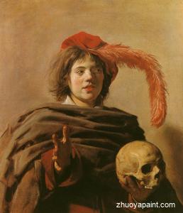 Boy with a Skull