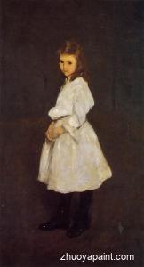 Little Girl in White (also known as Queenie Barnett)