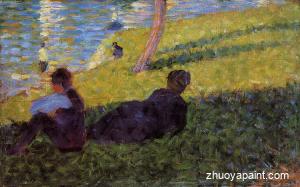  Seated Man, Reclining Woman