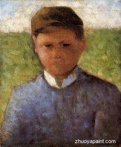 Young Peasant in Blue