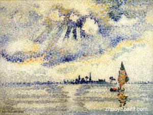 Sunset on the Lagoon, Venice