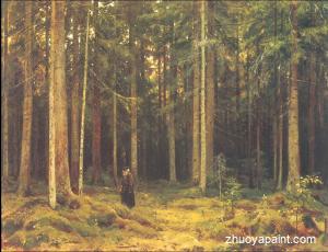 In the forest of countess Mordvinova, Petergof