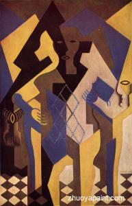 Harlequin at a Table