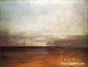 Rocky Bay with Figures