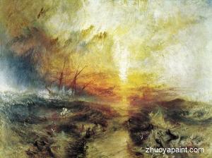 Slavers Throwing Overboard the Dead and Dying - Typhon Comin