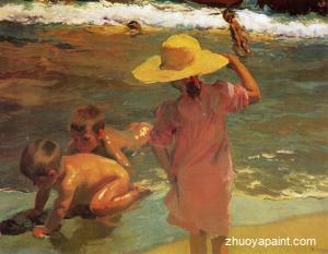 Children on the Seashore