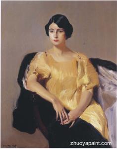 Elena in a yellow tunic