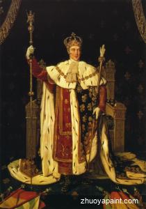Charles X inn his Coronation Robes