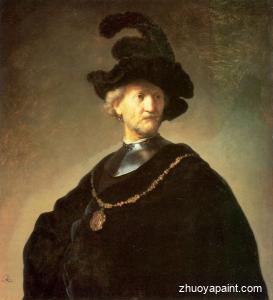 Older Man with a Black Beret