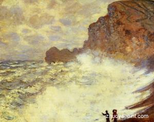 Stormy Weather at Etretat
