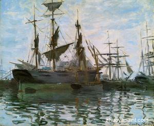 Study of Boats (also known as Ships in Harbor)