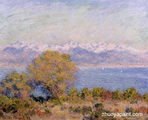 The Alps Seen from Cap d&acute;Antibes