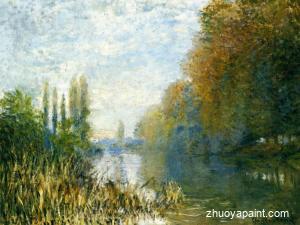 The Banks of The Seine in Autumn