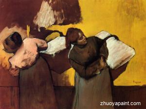 Laundress Carrying Linen