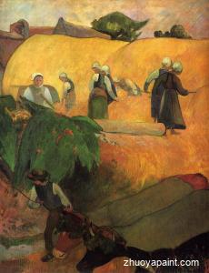 Haymaking in Brittany