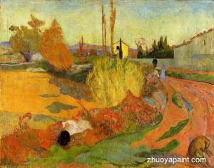 Landscape, Farmhouse in Arles