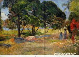 Landscape with Three Trees