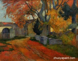 Lane at Alchamps, Arles