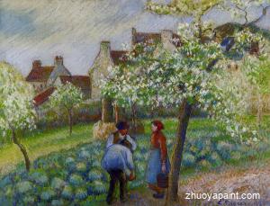 Flowering Plum Trees