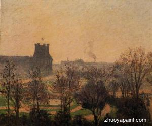 Garden of the Louvre- Fog Effect