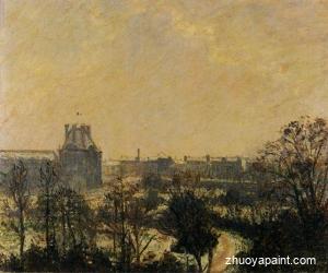 Garden of the Louvre-Snow Effect