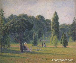 Gardens At Kew, Sunset