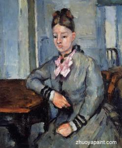 Madame Cezanne Leaning on Her Elbow