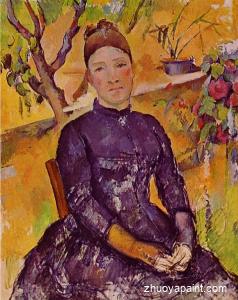 Madame Cezanne in the Conservatory