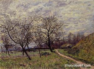 Between Veneux and By - December Morning