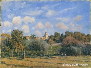 Church at Noisy Le Roi in Autumn