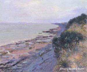 Cliffs at Penarth, Evening, Low Tide