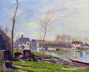 Construction Site at Matrat, Moret-sur-Loing