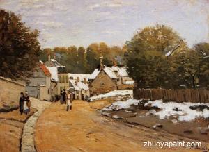 Early Snow at Louveciennes