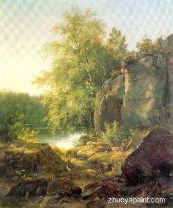 View on the island Valaam