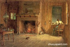 The Club House Sitting Room at Balsam Lake, Catskills