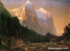 Sunrise on the Wetterhorn