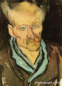 Portrait of a Patient in Saint-Paul Hospital