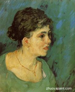 Portrait of a Woman in Blue