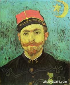 Portrait of Milliet, Second Lieutnant of the Zouaves