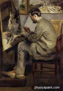 Frederic Bazille Painting &acute;The Heron&acute;