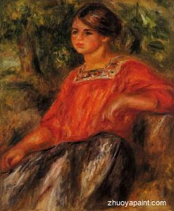 Gabrielle in the Garden at Cagnes