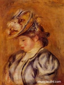 Girl in a Flowery Hat