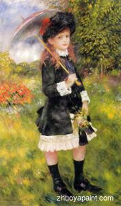 Girl with a Parasol (also known as Aline Nunes)
