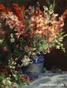 Gladiolas in a Vase