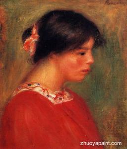 Head of a Woman in Red