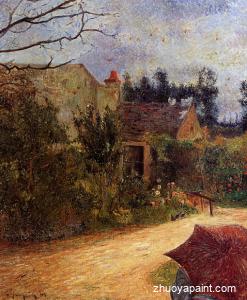 Pissarro&acute;s Garden, Quai du Pothuis, Pontoise